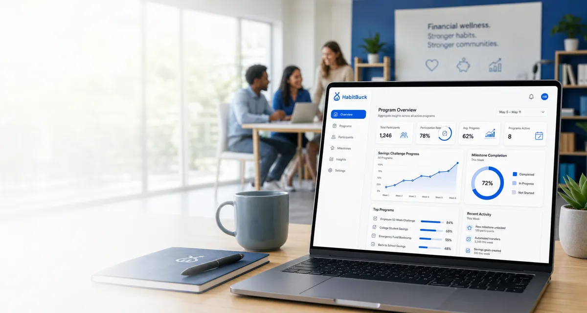 HabitBuck Business case studies dashboard