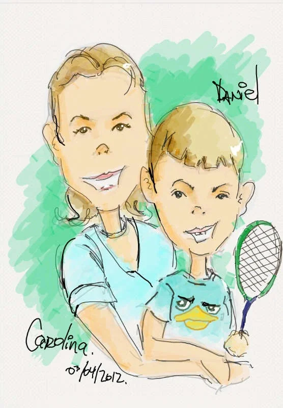 Daniel and Carolina in 2012
